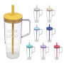 40oz Eco-friendly Bicycle Water Cup Thermal Plastic Tumbler With Lid and Straw for Home and Camping Adventures