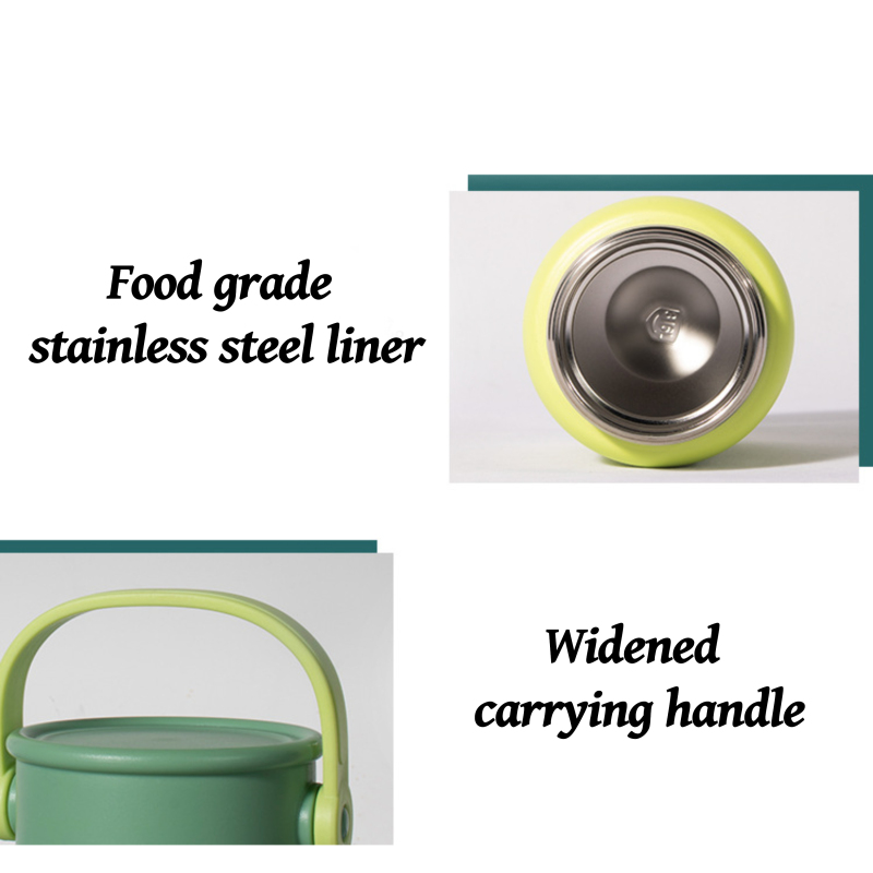 17oz Custom Logo Double Wall Vacuum Stainless Steel Insulated Lunch Box for Kids for School & Outdoor Activities