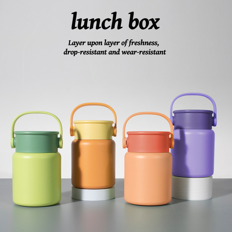 17oz Custom Logo Double Wall Vacuum Stainless Steel Insulated Lunch Box for Kids for School & Outdoor Activities