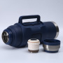 Large Capacity 316 Stainless Steel Thermos 1.3L Vacuum Flask Portable Cup Handle Grip Outdoors Sports Water Bottle for Camping