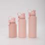 High Quality Vacuum Flask Portable Leak-proof Straw Cap Double Wall Stainless Steel Water Bottle Sport Water Bottle