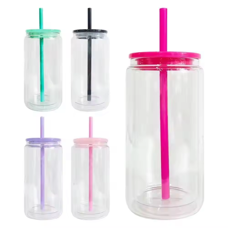 Colorful Fashionable Portable Glass Drinking Bottle Shape Glass Bottle Free Fruit Water Bottle