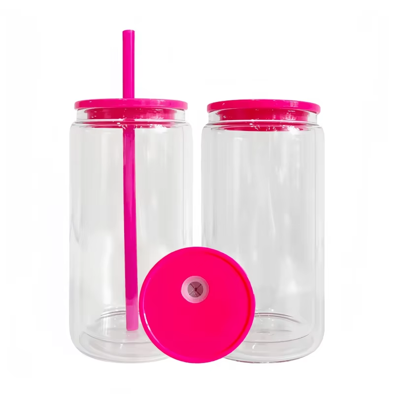 Colorful Fashionable Portable Glass Drinking Bottle Shape Glass Bottle Free Fruit Water Bottle