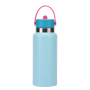 2025 American-Style Large Mouth Insulated Stainless Steel Tumbler Portable Handle with Straw New Sports Kettle Large Capacity