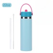Blue and white22oz