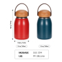 330ml Custom Stainless Steel Tumbler 12H Hot/Cold Insulated Metal Mug with Handle Lid Handgrip Pattern Water Bottle Wholesale