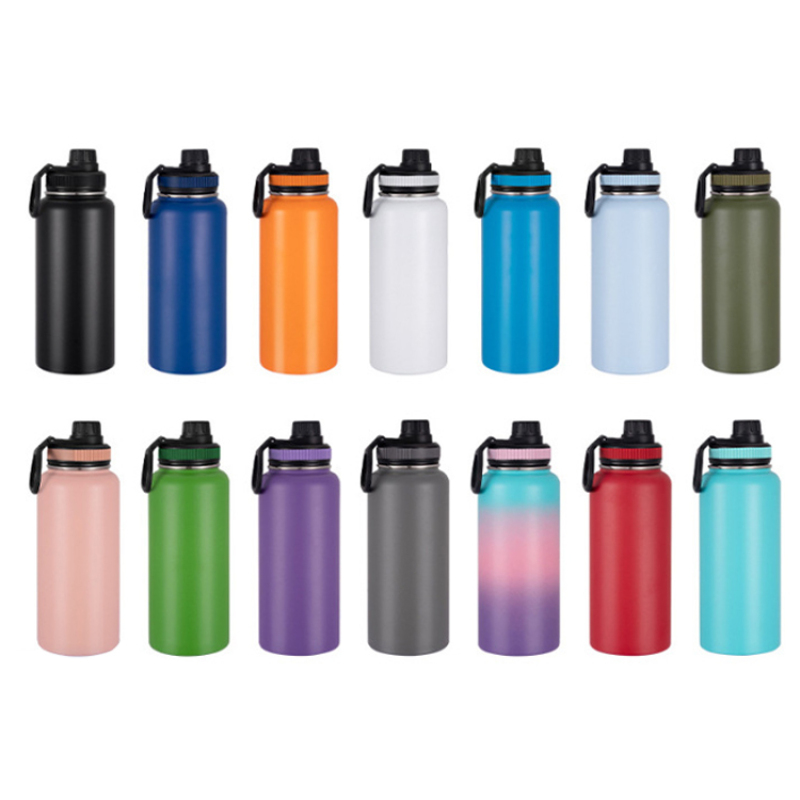 Wholesale Portable Large Capacity Double Wall Stainless Steel Vacuum Flask Sports Insulated Water Bottle