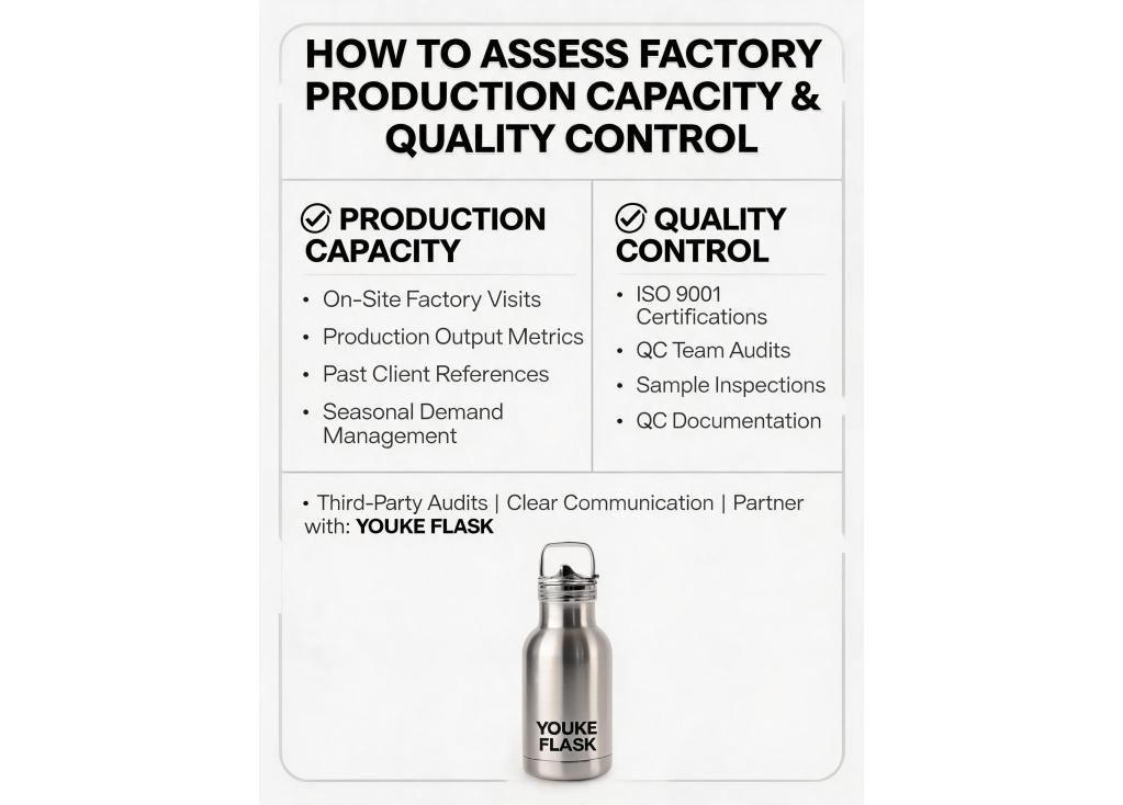 How can I assess a factory's production capacity and quality control processes before placing a large order?