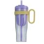 New Double Mouth Large Capacity 40oz Water Bottle With Handle Portable Car Plastic Water Bottle Outdoor Coffee Cup