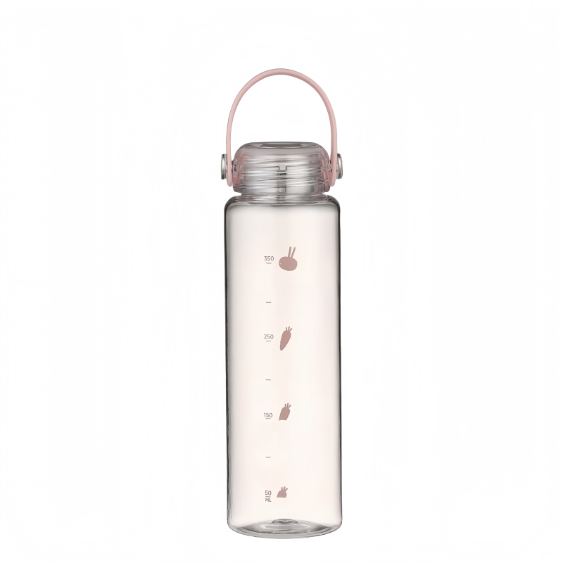 New Model 420ml Eco Friendly Bpa Free Clear Drinking Cup Leakproof Recycle Sports Plastic Fruit Water Bottle With Lid