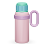 Portable 810ml Large Capacity Thermos Cup Simple High-Appearence Level Hot Thermal Insulation Travel Food Coffee Mug 
