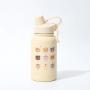 High Quality Vacuum Flask Portable Leak-proof Straw Cap Double Wall Stainless Steel Water Bottle Sport Water Bottle