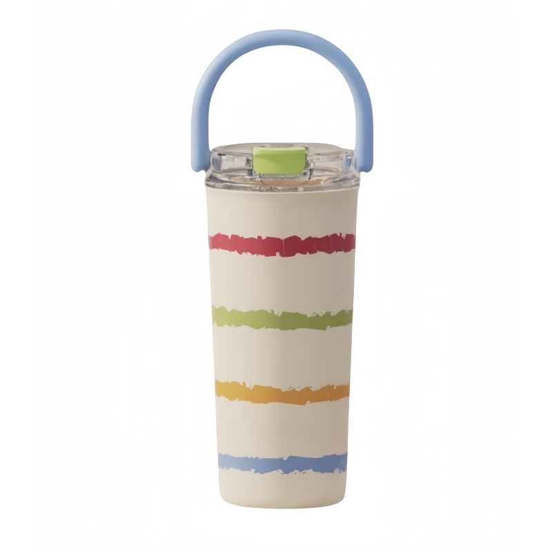 Factory Direct Sales Customized 620ml Leak-proof 316 Stainless Steel Water Cup With Straws