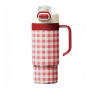 New Hot Selling 680ml Tumbler Double Wall Stainless Steel Vacuum Car Cup With Kids Handle BPA Free Straw Lid