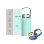 Wholesale Factory Fashion 50oz Insulated Tumblers With Handle and Straw Stainless Steel Water Bottle Cups With Lid