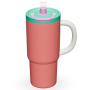 Tumbler Double Wall Vacuum Reusable Large Capacity Ice Tumbler Beer Coffee with Lids Straw Mug
