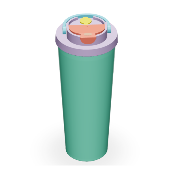 Customized 830ml Insulated Double Wall 316 Stainless Steel Coffee Tumblers with Lid and Straw