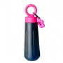 450ml Stainless Steel Travel Mug Reusable Double Wall Vacuum Insulated Cup Flasks Thermal With Rope Portable Handle
