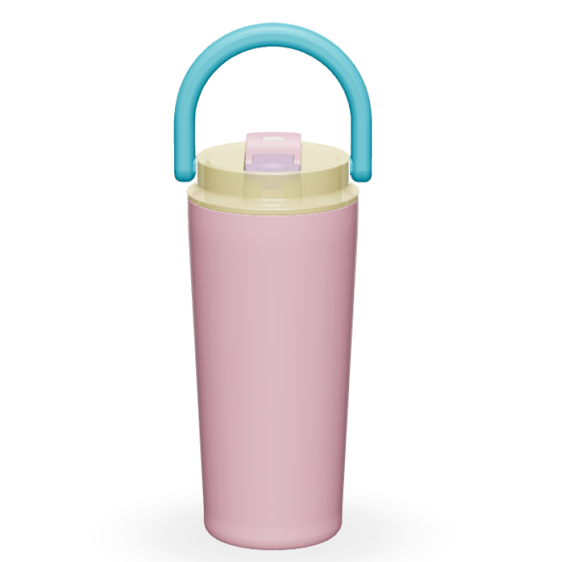 Factory Direct Sales Customized 620ml Leak-proof 316 Stainless Steel Water Cup With Straws
