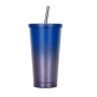 2025 Custom logo Contemporary Portable Stainless Steel Insulated 500ml Travel Car Mugs with Straw