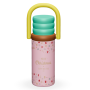 New Product  Customized 500ml 316 Stainless Steel Thermos Cup Cute Cartoon Color Contrast Straw Office Home Student Vacuum Flask