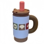 Custom Design logo Leak Proof Double Walled Stainless Steel Tumbler with Handle and Straw 