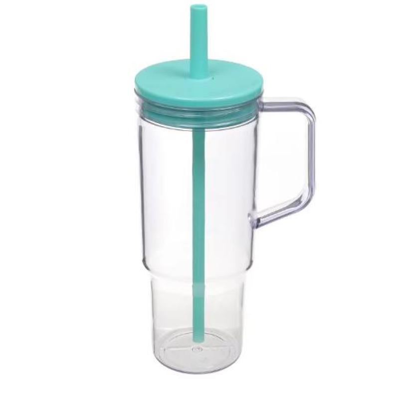 40oz Eco-friendly Bicycle Water Cup Thermal Plastic Tumbler With Lid and Straw for Home and Camping Adventures