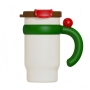 Bociya Cute Stainless Steel Water Cup New Handle Office Desktop Ice Cup Cartoon Design Hot Thermal Insulation for Women's Travel