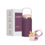 Wholesale Factory Fashion 50oz Insulated Tumblers With Handle and Straw Stainless Steel Water Bottle Cups With Lid