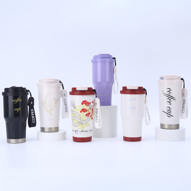 Wholesale 20oz Travel Tumbler Cups Double Wall Vacuum Insulated Stainless Steel Coffee Tumbler With Lid