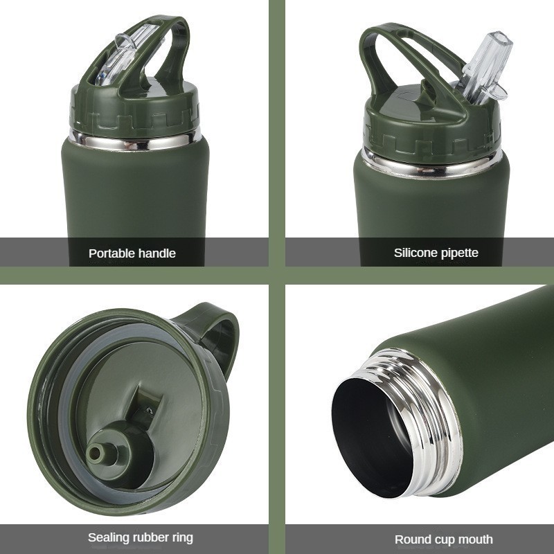 Custom OEM Mugs Trend with Fashion Color Stainless Steel Vacuum Bottle Lasting Insulation and Cold Fashion Outdoor