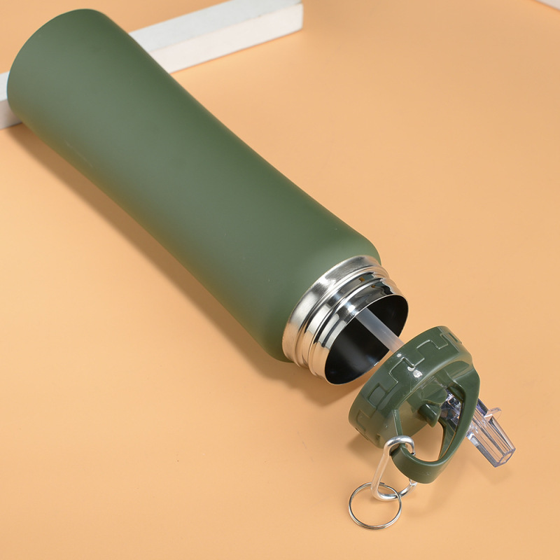 Custom OEM Mugs Trend with Fashion Color Stainless Steel Vacuum Bottle Lasting Insulation and Cold Fashion Outdoor