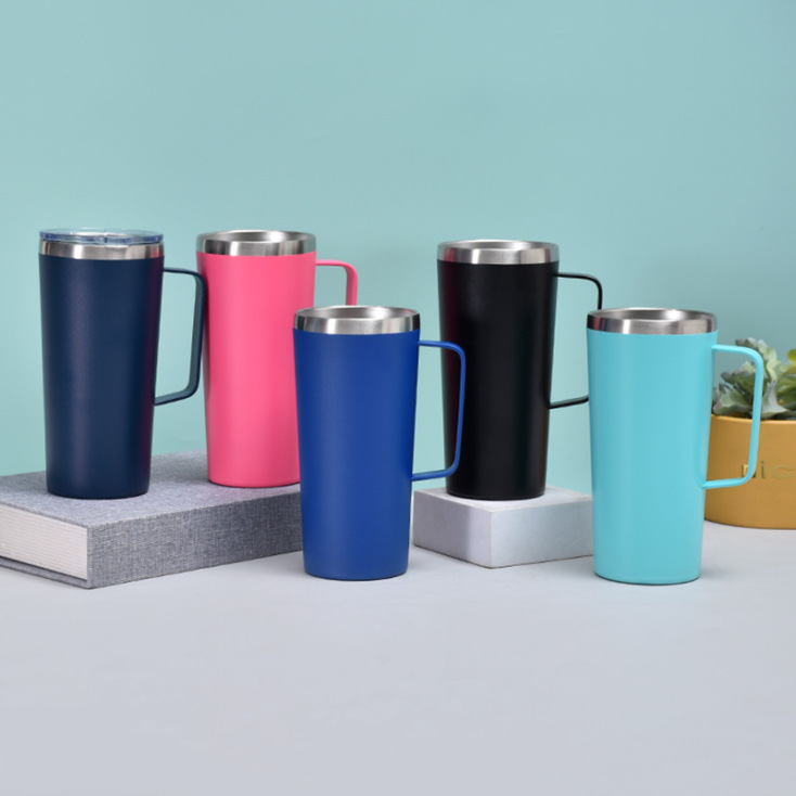Stainless Steel Tumbler With Straw&Handle Insulated Water Bottle