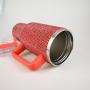 Wholesale Stainless Steel Rhinestone Tumblers Metal Cup 1200ml Travel Coffee Mug 40oz Tumbler With Handle