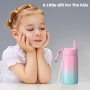 Wholesale Portable 12oz Gradient Color Insulated Thermos Bottle Stainless Steel Kids Thermos Mug
