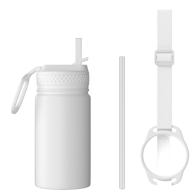 Factory-Made 12oz/350ml Children's Stainless Steel Insulated Sippy Water Bottle With Flip Top Vacuum Flask for Kids' Drinks/Mug