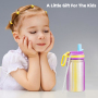 Factory-Made 12oz/350ml Children's Stainless Steel Insulated Sippy Water Bottle With Flip Top Vacuum Flask for Kids' Drinks/Mug