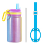 Factory-Made 12oz/350ml Children's Stainless Steel Insulated Sippy Water Bottle With Flip Top Vacuum Flask for Kids' Drinks/Mug