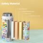 Factory-Made 12oz/350ml Children's Stainless Steel Insulated Sippy Water Bottle With Flip Top Vacuum Flask for Kids' Drinks/Mug