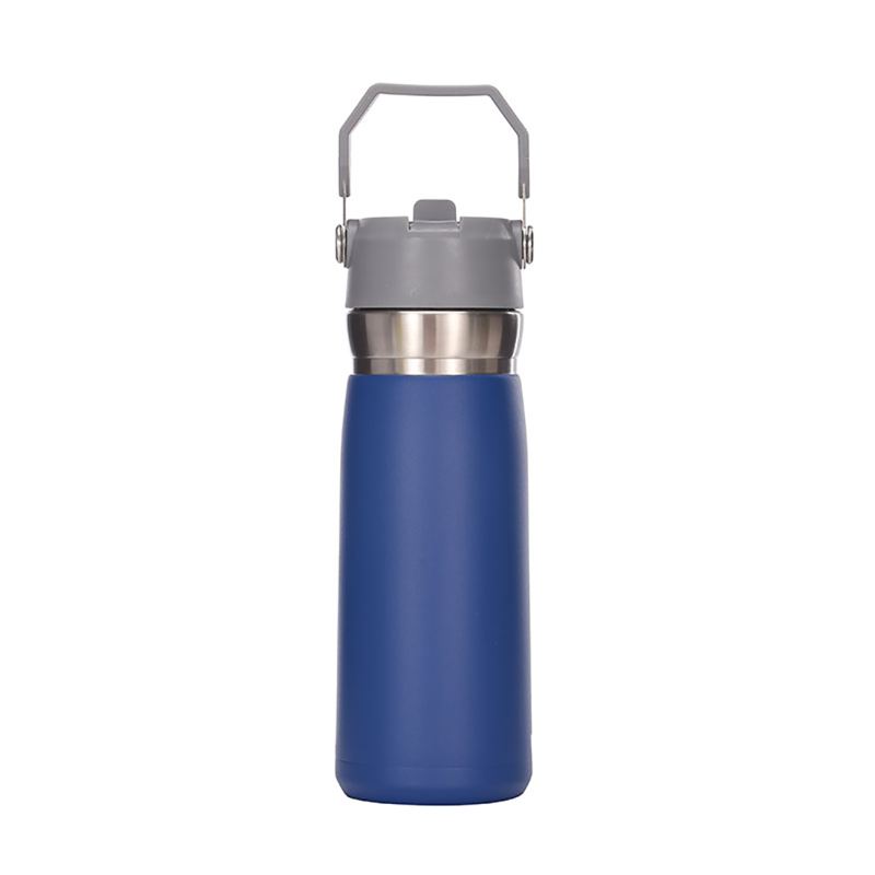 Factory Wholesale Large Handle 650ml Portable Car Vacuum Stainless Steel Thermos Mug