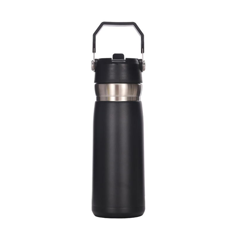Factory Wholesale Large Handle 650ml Portable Car Vacuum Stainless Steel Thermos Mug