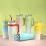 Custom Logo 40oz tumbler Insulated Double Wall Stainless Steel Water Cup Leak Proof Lid Straw Reusable Cute Hot Cold travel Mug