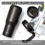 Wholesale Custom 40oz Stainless Steel Travel Tumbler Cup with Handle and Straw 40oz Handle Cup Spray Paint Mug