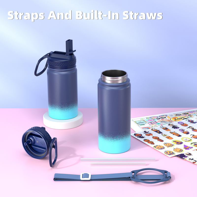 Wholesale Personalized 16oz Thermos Mug Long-lasting Insulated Stainless Steel Water Cup