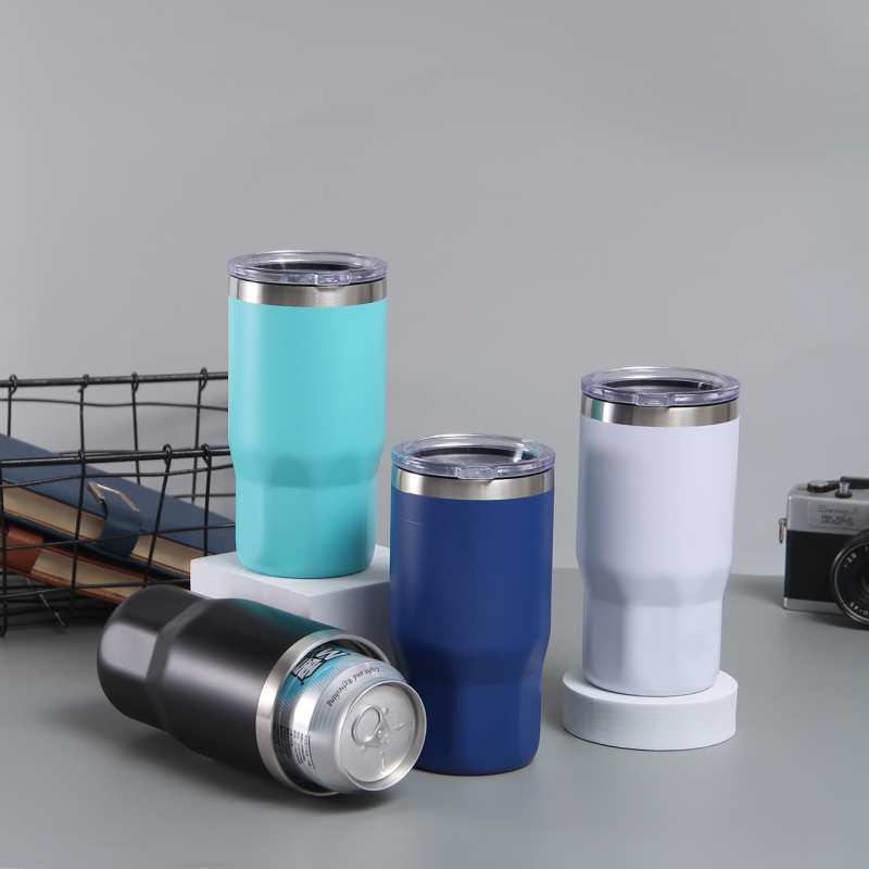2023 Hot Selling 16oz Stainless Steel Tumbler Eco-Friendly Insulated Beer Can Cooler With Sublimation Hot Selling 4 1 Can Cooler