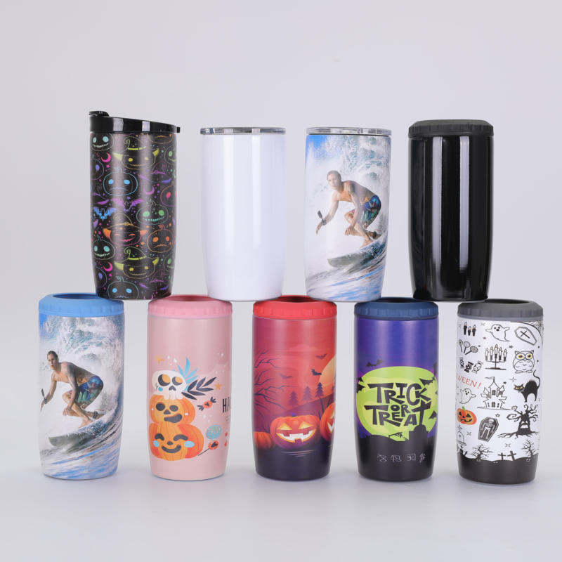 Newest Design Multi-pattern Insulated tank Fashion Stainless Steel Insulated Jar With Lid