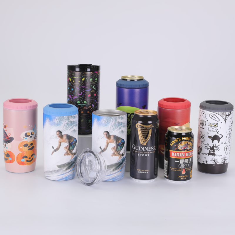 Newest Design Multi-pattern Insulated tank Fashion Stainless Steel Insulated Jar With Lid