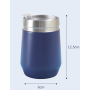 Eco-Friendly Weisidi 12oz Stainless Steel 304 Insulated Travel Tumbler Egg Mugs Cup Custom Logo Lid 350ml 12 Hours Beer Tea