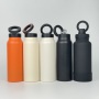New Model 700ml Stainless Steel 24oz Magnetic Lid Water Bottle Phone Holder Thermos Double Wall Vacuum Customized Wholesale Mug
