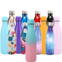 Classic 17oz 500ml Cola Shaped Stainless Steel Insulated Hot Water Bottle Keeps Water Cold for 24 Hours